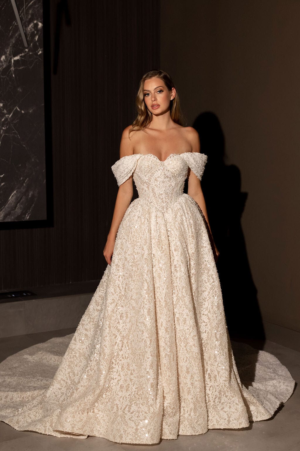 beaded gatsby wedding dress Rosa Clara KALVAN Beaded Gatsby Wedding Dress HK