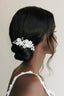 Chic Bridals Bridal Earrings Silver CBAH0017 CBA0109 by Chic Bridals Wedding Gowns