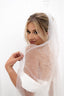Chic Bridals Bridal Veils "Narrow Cathedral" Pearly Veil - Heavy Beading Pearly Veil - Heavy Beading by Chic Bridals Wedding Gowns