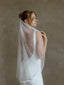 Chic Bridals Wedding Dresses Narrow Cathedral Plain Veil with Crepe Edging Plain Veil With Crepe Edging by Chic Bridals Wedding Gowns